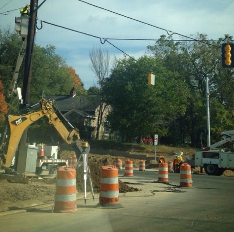 Construction obstructs morning commute