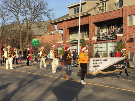 Adams Marching Band Keeping Step