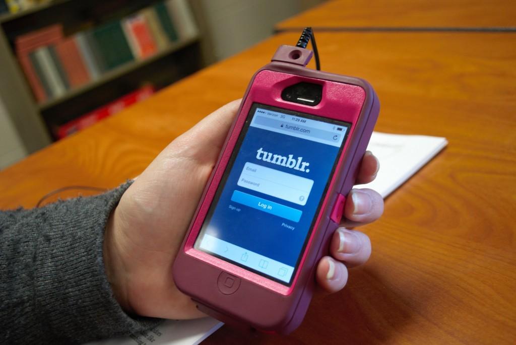 Tumblr is available on both web and mobile platforms, and is a highly popular outlet for many Adams students. 