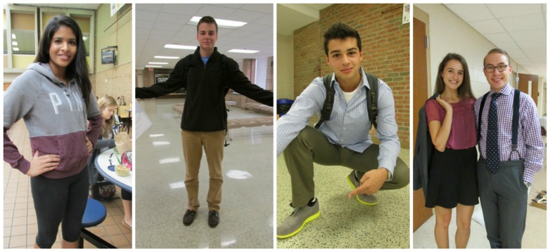 AHS students show off their trends from PINK to khakis.