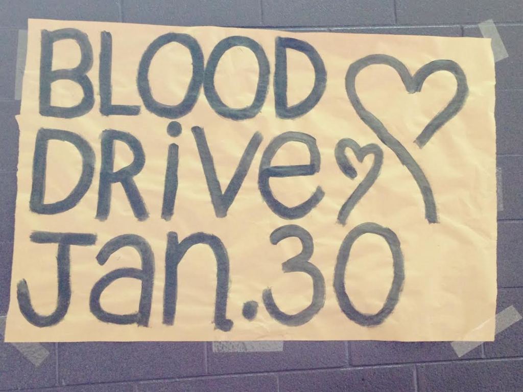 Blood+Drive+sign+in+the+Adams+senior+area