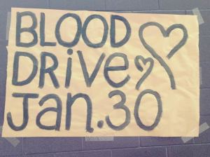 Adams Prepares for Blood Drive