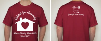 Adams High School Charity Week T-Shirt