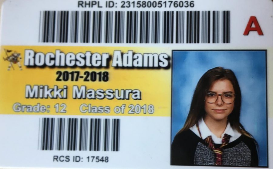 School ID with A Pass indicator at top right.