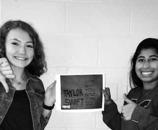 Junior Claire Sanford and senior Nadia Khan rate “Look What You Made Me Do