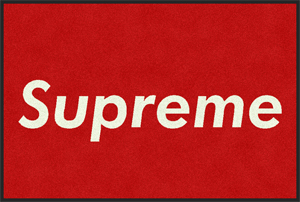 Supreme’s genuine floor mat (from americanfloormats.co).