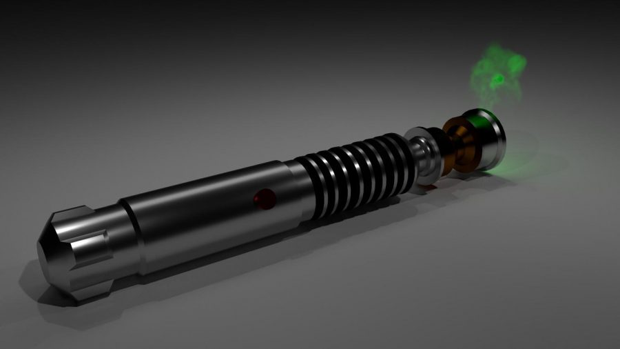 Luke Skywalkers Lightsaber.