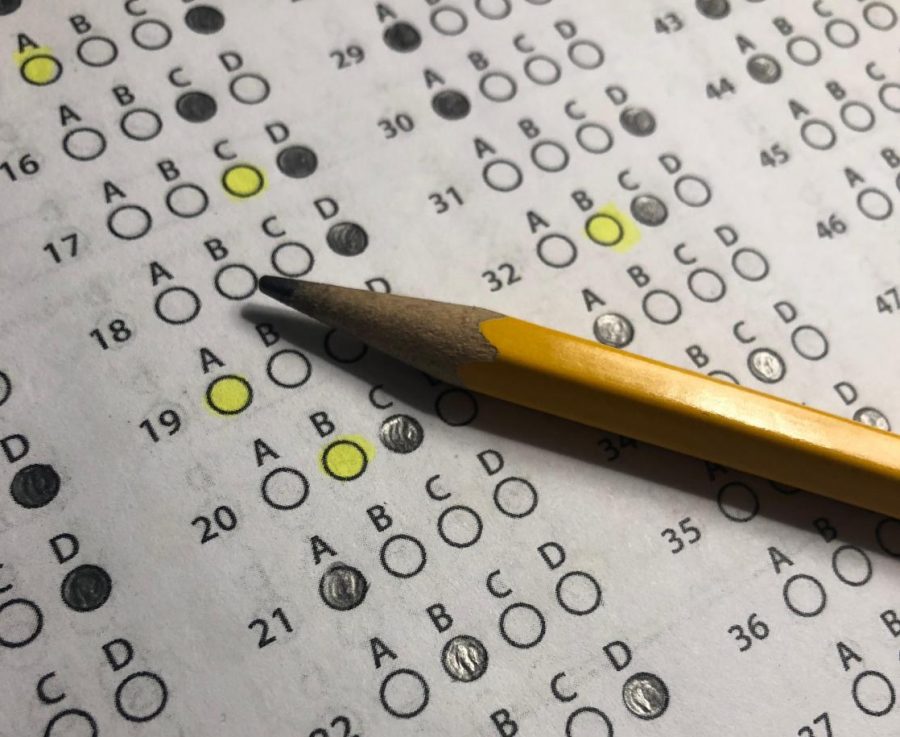 Scantron+from+standardized+test.