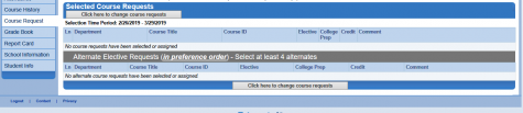 High School Scheduling: Freedom to Choose