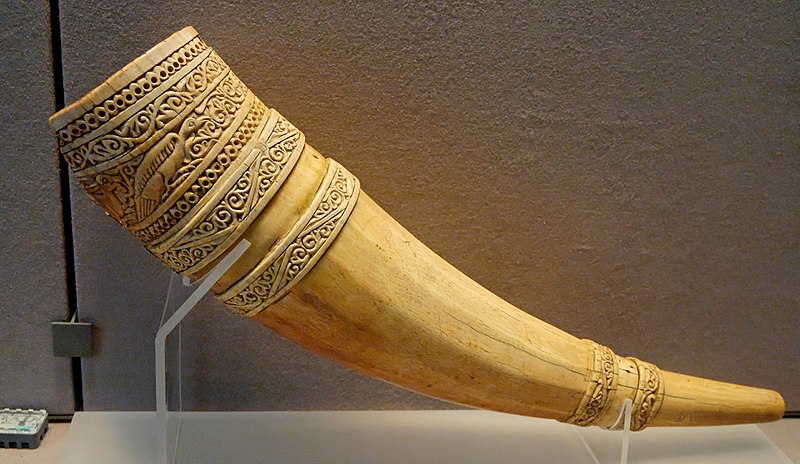 Late 11th century Horn Louvre used in music ceremonies.
