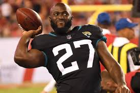 Jacksonville Jaguars running back Leonard Fournette.