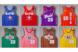 2020 NBA All-Star weekend jerseys