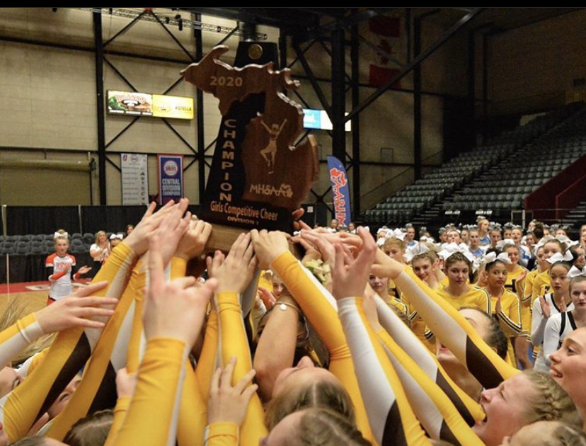 Back in March, Adams took home their first ever state champion trophy. 
