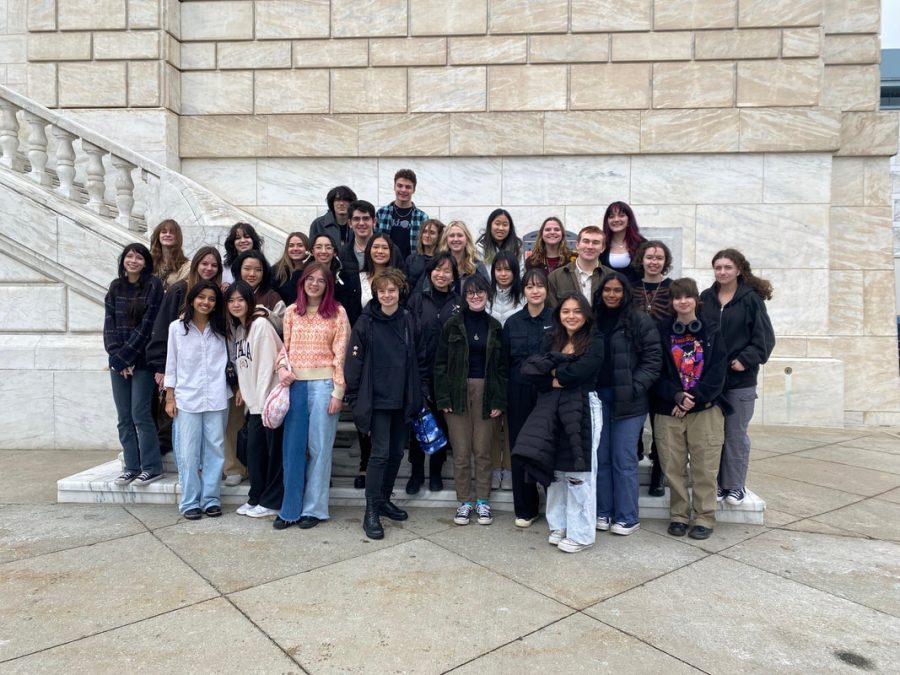 AP and Advanced Photo students on their field trip to the DIA on February 17.