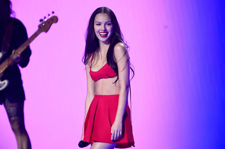 Olivia Rodrigo performing at the 2023 VMAs. (Photo Credits: Billboard).
