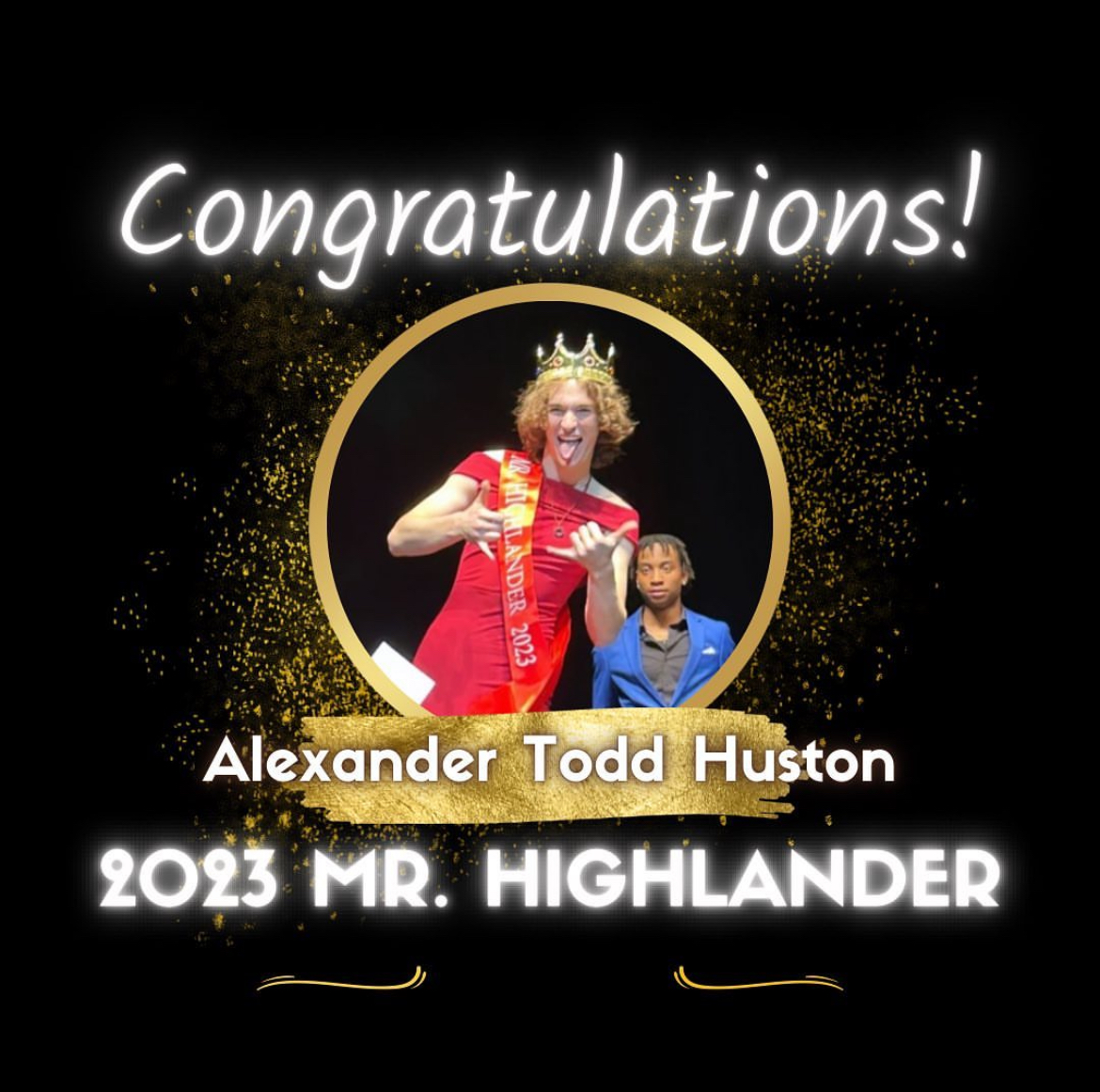 The winner of Mr. Highlander for the class of 2023. (Photo Credit: @adamsclassof23 on Instagram)